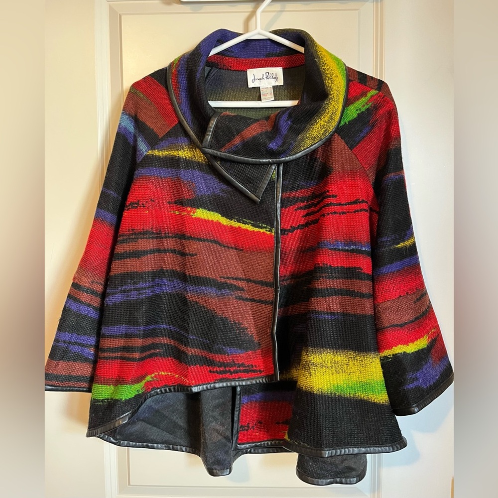 Joseph Ribkoff Asymmetrical Jacket Size 12